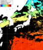ひまわり人工衛星:日本全域,18:59JST,1時間合成画像