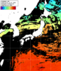 ひまわり人工衛星:日本全域,22:59JST,1時間合成画像