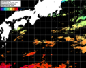 ひまわり人工衛星:黒潮域,10:59JST,1時間合成画像