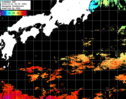 ひまわり人工衛星:黒潮域,14:59JST,1時間合成画像