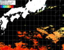 ひまわり人工衛星:黒潮域,19:59JST,1時間合成画像