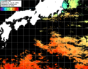 ひまわり人工衛星:黒潮域,22:59JST,1時間合成画像