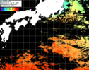 ひまわり人工衛星:黒潮域,23:59JST,1時間合成画像