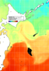 NOAA人工衛星画像:親潮域, 1日合成画像(2024/10/31UTC)