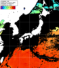 ひまわり人工衛星:日本全域,18:59JST,1時間合成画像