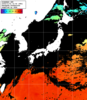 ひまわり人工衛星:日本全域,19:59JST,1時間合成画像