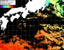ひまわり人工衛星:黒潮域,04:59JST,1時間合成画像
