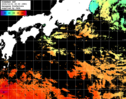ひまわり人工衛星:黒潮域,05:59JST,1時間合成画像