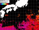 ひまわり人工衛星:黒潮域,20:59JST,1時間合成画像