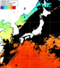 ひまわり人工衛星:日本全域,09:59JST,1時間合成画像