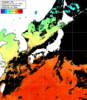 ひまわり人工衛星:日本全域,17:59JST,1時間合成画像