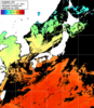 ひまわり人工衛星:日本全域,20:59JST,1時間合成画像