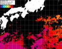 ひまわり人工衛星:黒潮域,00:59JST,1時間合成画像
