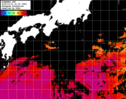 ひまわり人工衛星:黒潮域,06:59JST,1時間合成画像