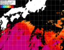 ひまわり人工衛星:黒潮域,11:59JST,1時間合成画像