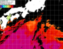 ひまわり人工衛星:黒潮域,15:59JST,1時間合成画像