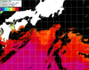 ひまわり人工衛星:黒潮域,16:59JST,1時間合成画像