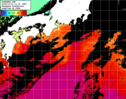 ひまわり人工衛星:黒潮域,20:59JST,1時間合成画像