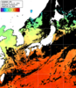 ひまわり人工衛星:日本全域,04:59JST,1時間合成画像