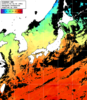 ひまわり人工衛星:日本全域,11:59JST,1時間合成画像