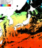ひまわり人工衛星:日本全域,17:59JST,1時間合成画像