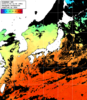 ひまわり人工衛星:日本全域,21:59JST,1時間合成画像