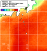 NOAA人工衛星画像:神奈川県近海, 1週間合成画像(2024/10/28～2024/11/03UTC)