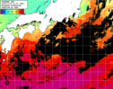 ひまわり人工衛星:黒潮域,10:59JST,1時間合成画像