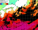 ひまわり人工衛星:黒潮域,11:59JST,1時間合成画像