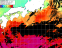 ひまわり人工衛星:黒潮域,15:59JST,1時間合成画像