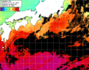 ひまわり人工衛星:黒潮域,16:59JST,1時間合成画像