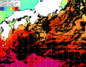 ひまわり人工衛星:黒潮域,00:59JST,1時間合成画像