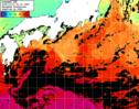 ひまわり人工衛星:黒潮域,08:59JST,1時間合成画像