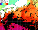 ひまわり人工衛星:黒潮域,10:59JST,1時間合成画像