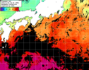 ひまわり人工衛星:黒潮域,13:59JST,1時間合成画像
