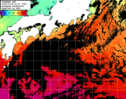 ひまわり人工衛星:黒潮域,18:59JST,1時間合成画像