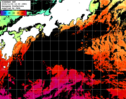 ひまわり人工衛星:黒潮域,21:59JST,1時間合成画像