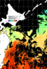 ひまわり人工衛星:親潮域,06:59JST,1時間合成画像