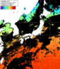 ひまわり人工衛星:日本全域,07:59JST,1時間合成画像