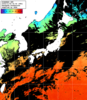 ひまわり人工衛星:日本全域,09:59JST,1時間合成画像