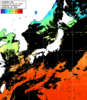 ひまわり人工衛星:日本全域,11:59JST,1時間合成画像