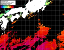 ひまわり人工衛星:黒潮域,08:59JST,1時間合成画像