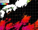ひまわり人工衛星:黒潮域,09:59JST,1時間合成画像