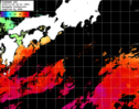 ひまわり人工衛星:黒潮域,17:59JST,1時間合成画像
