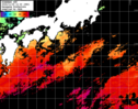 ひまわり人工衛星:黒潮域,21:59JST,1時間合成画像