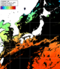 ひまわり人工衛星:日本全域,00:59JST,1時間合成画像