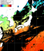 ひまわり人工衛星:日本全域,11:59JST,1時間合成画像