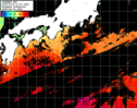 ひまわり人工衛星:黒潮域,06:59JST,1時間合成画像