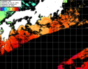 ひまわり人工衛星:黒潮域,17:59JST,1時間合成画像