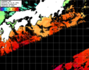 ひまわり人工衛星:黒潮域,19:59JST,1時間合成画像